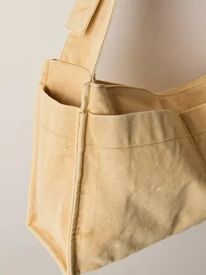 NWT Free People Camp Crush Sling Bag ~ Neutral / Yellow-ish 💛💛💛SOLD OUT! thumbnail 4
