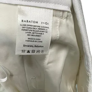 Aritzia Babaton 1-01 Giselle Boy Trouser Dress Pants White Cream Size 12‎ thumbnail 13