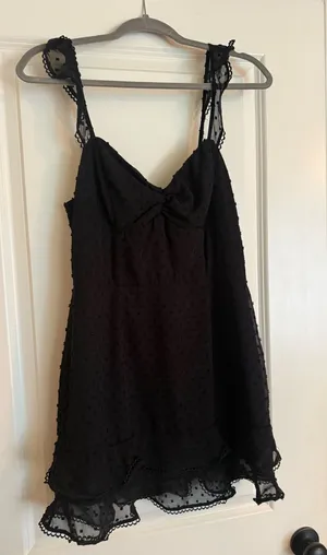 Lucy in the Sky Black Mini Dress thumbnail 1
