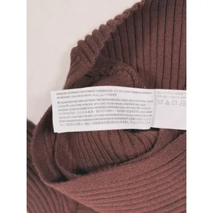 Abercrombie & Fitch LuxeLoft Slim Wrap Sweater Size S Brown Quiet Luxury Fall thumbnail 12