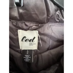 Luxe Essentials Denim‎ (LED) black puffer vest size L thumbnail 3