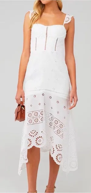 Karina Grimaldi Irma Eyelet Maxi Dress thumbnail 1