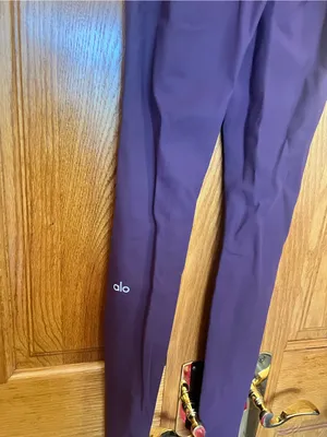 Alo - Distressed/High-Waist Cutout Leggings thumbnail 4
