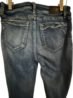 Buckle Black Fit No. 53 Straight Jeans Medium Wash Stretch Mid Rise Women’s 27 thumbnail 5