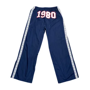 Edikted Track Pants Women Medium Navy Blue Excellent‎ 1980 Lace Trim Wide Leg thumbnail 4