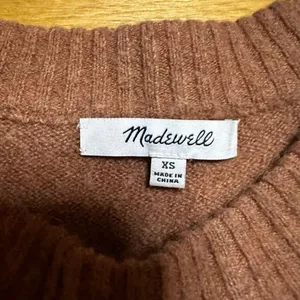 Madewell Payton color block wool blend oversized sweater xs thumbnail 6