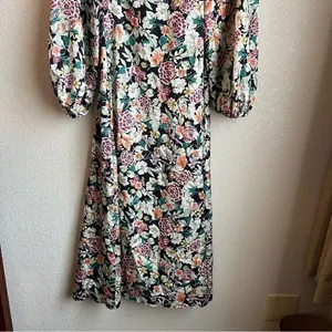 Missguided Floral Midi Dress thumbnail 3