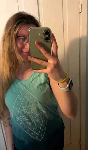 Aéropostale free state los Angeles blue tank top thumbnail 1