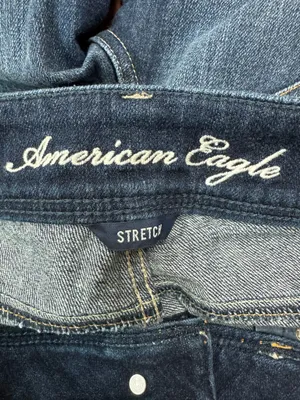 American Eagle Stretch Slim Boot Jeans Size 8 X-Long thumbnail 4