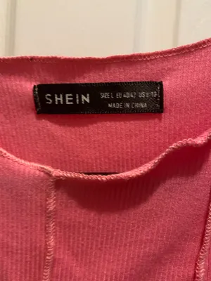 SheIn Pink cropped tank top #croptop thumbnail 4