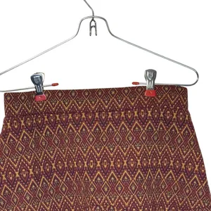 Free People Women's Skirt Geometric Rome Boho Knit Flared‎ Mini Stretch Small thumbnail 2