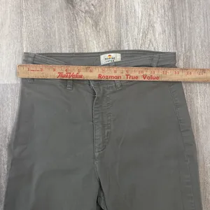 Marine Layer Bridget Crop Pant AOlive Green High Rise Wide Leg Size 4‎ thumbnail 6