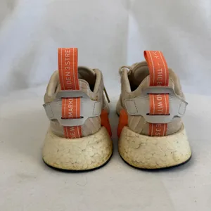 Adidas NMD R2 Primeknit Beige Orange Womens Casual‎ Running Shoes BA7260 Size 5 thumbnail 6