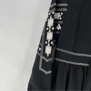 XOXO Sequin Embellished Embroidered Chiffon Hem‎ V Neck Peplum Jacket Size S thumbnail 5