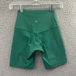 Lululemon Align High Rise Shorts 6" Green Athletic Athleisure‎ Yoga Women's 2 thumbnail 4