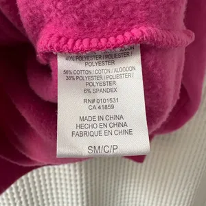 Strawberry Shortcake and Friends pink oversize crewneck fleece lined sweatshirt thumbnail 4