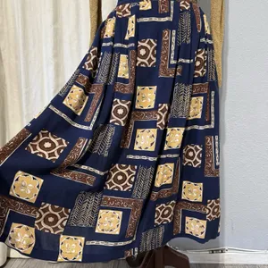 Sag Harbor 1/2 Elastic Waist Boho Midi Skirt Geometric Print Peasant Indie Large thumbnail 6