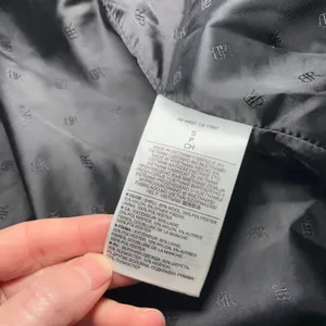 Banana Republic Black Wool Hooded Parka Pea Coat Womens Small Full Zip Snap Chic thumbnail 3