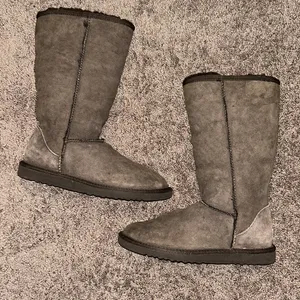 UGG tall chocolate brown boots thumbnail 1
