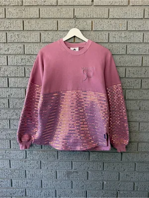 Disney World 50th Anniversary Sequin Spirit Jersey Sweatshirt Sparkle Size XS thumbnail 4