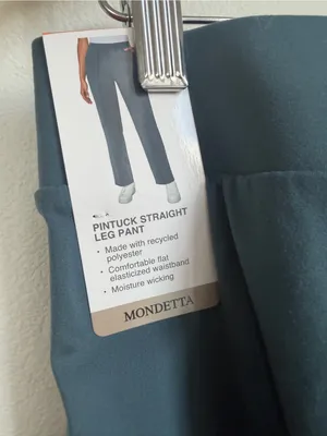 Mondetta Relaxed Straight Pants in Teal thumbnail 4
