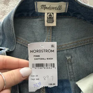 Madewell Superwide Leg Drawstring Jeans NWT thumbnail 4