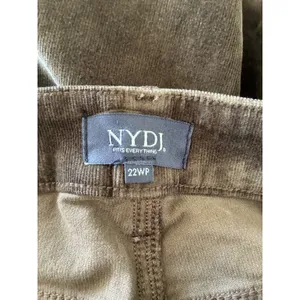 NWT NYDJ Marilyn Straight Corduroy Pants Coffee Bean Brown 22WP thumbnail 8