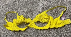 Savage X Fenty Bombshell Broderie Unlined Lace Balconette Bra thumbnail 6