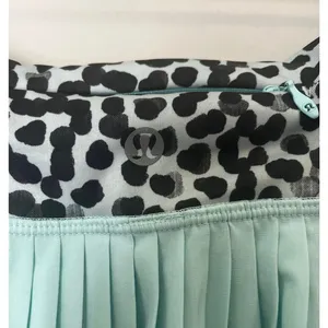 Lululemon Womens Pleat to Street Skirt Skort Sz 4 in Tranquil Blue / Ace Spot thumbnail 4