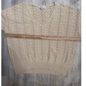 Casa Cabana Tan Beige Fisherman Chevron Knit Sweater and‎ Midi Skirt Set XL thumbnail 5