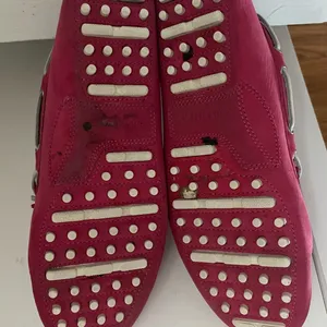 Cole Haan‎ Women's Pink Moccasins with Gray Laces thumbnail 5