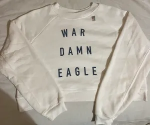 Bella Canvas Auburn Tigers War Damn Eagle sweatshirt thumbnail 1