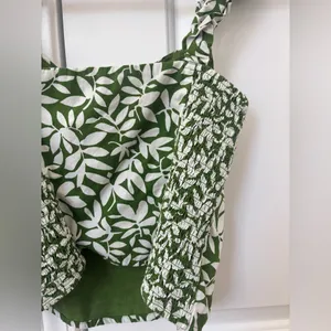 Abercrombie & Fitch Green Leaf Poplin thumbnail 6