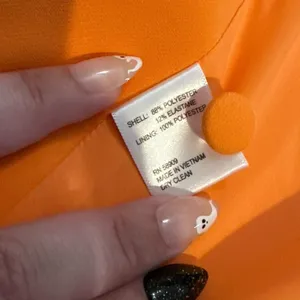 Gianni Bini Elegant Orange Strapless Dress thumbnail 6