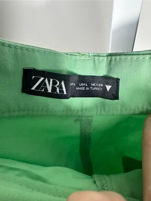 J132. Zara Light Green women’s Dress Pants thumbnail 2