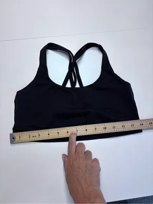 lululemon athletica Black Crisscross Sports Bra Size 10 (M) thumbnail 4
