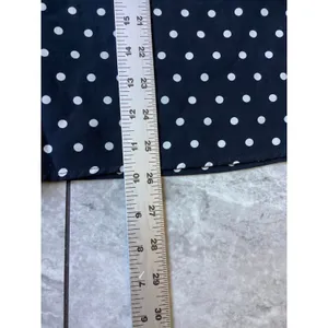 The Kooples Silk Polka Dot Sleeveless Zip Front Blouse Navy White FTOP1473 M thumbnail 6