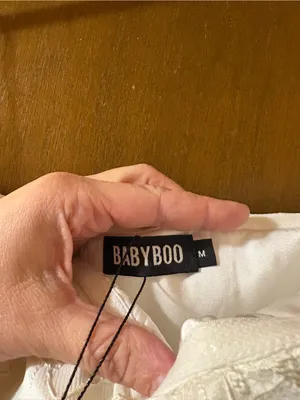 NWT Babyboo Salome Mini Dress in Ivory thumbnail 4