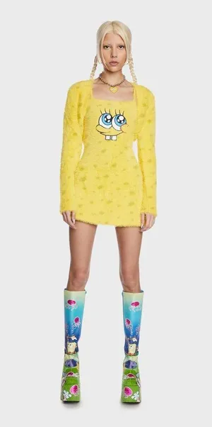 SpongeBob Nickelodeon SquarePants Halloween Costume thumbnail 2