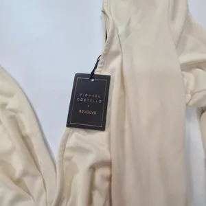 Michael Costello x REVOLVE Bowery Maxi Dress in Cream Small thumbnail 5