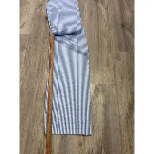 Miou Muse Blue White Striped High Rise Wide Leg Pants New Size Medium thumbnail 8