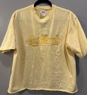 Comfort Colors South Beach Miami FL Embroidered Cropped Tee thumbnail 1