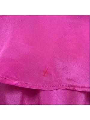 FARM RIO Dark Pink Marrocaine Ruffle High-Low Skirt NWT Flaws Size XXS thumbnail 7