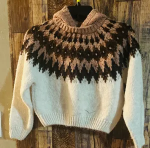 ZARA hooded crop sweater women's size 9 thumbnail 1
