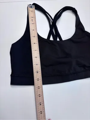 lululemon athletica Black Crisscross Sports Bra Size 10 (M) thumbnail 5
