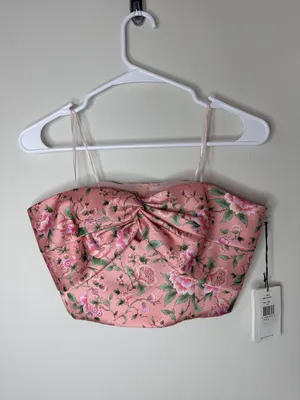 Amur Christa Floral Bustier Top - Size 6 - NEW with Tags thumbnail 5