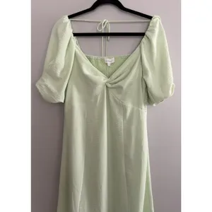 Bohme Halston Midi Dress Green‎ Women's Size Large thumbnail 3
