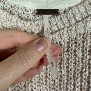 Free People Beige Electric City‎ Chunky Knit Sweater thumbnail 4