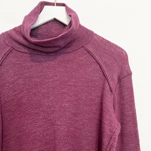 Free People Split Back‎ Turtleneck Small Marled Raglan Whimsical Grunge Emo Gobl thumbnail 4