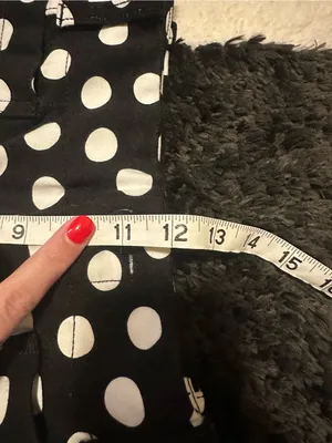 Anthropologie Colette Cropped Wide-Leg Trousers Maeve Ponte Edition polka dot 27 thumbnail 7